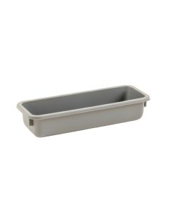 Cliff Bridge Empty Railing Planter With Integral Brackets - Gray