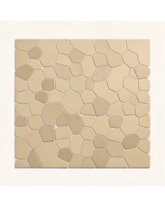 Modern Wood Hexagon 1 '' X 1 '' Pvc/Metal Peel & Stick Mosaic Tile (synthetic illustration; no displayed measurements)