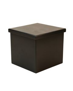 Cedar Canyon Closed Outdoor Storage Box - Black (synthetic illustration; no displayed measurements)