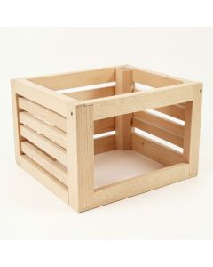 Vale Crossing Empty Furniture-Style Pet Crate - Beige (synthetic illustration; no displayed measurements)