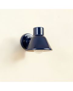 Cliff Bridge Wall Sconce Mounted On A Plain Wall - Navy (synthetic illustration; no displayed measurements)