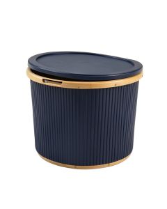Brook Canyon Laundry Hamper - Navy