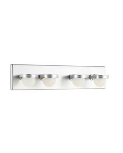Oakman 4-Light Dimmable Chrome Vanity Light