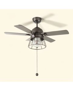 8 '' Gracie-Mai 3 - Blade Caged Ceiling Fan With Pull Chain (synthetic illustration; no displayed measurements)