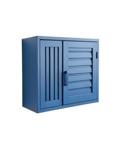 Linden Brook Wall-Mounted Entry Cabinet - Blue (synthetic illustration; no displayed measurements)
