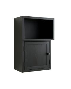 Oak Arc Wall-Mounted Entry Cabinet