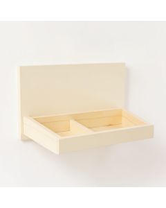Hill Crossing Empty Wall-Mounted Tool Organizer Panel - Ivory (synthetic illustration; no displayed measurements)
