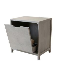 Spruce Bluff Freestanding Pull-Out Hamper Cabinet - Gray (synthetic illustration; no displayed measurements)