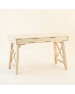 Dune Field Writing Desk - Ivory (synthetic illustration; no displayed measurements)