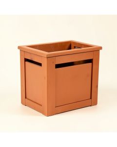 Glen Branch Closed Garden Compost Bin - Terracotta (synthetic illustration; no displayed measurements)