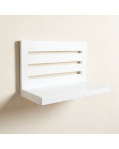 Cove Crossing Wall-Mounted Entryway Organizer Shelf - White (synthetic illustration; no displayed measurements)
