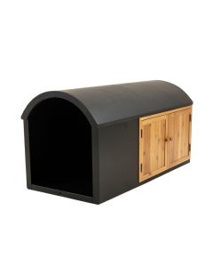 Briar Arc Empty Furniture-Style Litter Enclosure (synthetic illustration; no displayed measurements)