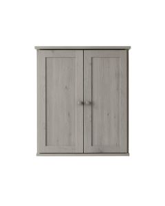 Rowan Arc Wall-Mounted Laundry Cabinet - Gray (synthetic illustration; no displayed measurements)