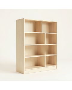 Brook Falls Freestanding Bookcase - Ivory (synthetic illustration; no displayed measurements)