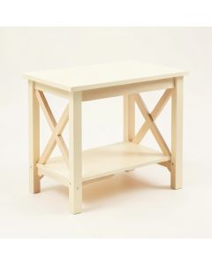 Glen Edge Side Table - Cream (synthetic illustration; no displayed measurements)