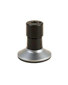 Black/Silver Swivel Desktop Mount Holds Up To 60 Lbs
