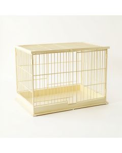Shore Falls Empty Furniture-Style Pet Crate - Cream (synthetic illustration; no displayed measurements)