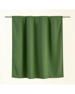 Aspen Canyon Shower Curtain Hanging Flat From A Plain Rod - Green (synthetic illustration; no displayed measurements)