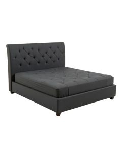 Koeppe King Tufted Upholstered Low Profile Storage Platform Bed