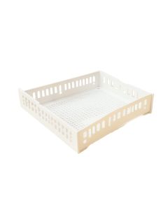 Briar Brook Empty Under-Desk Cable Tray - White