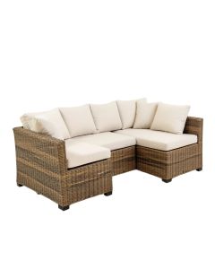 Abniel Eneas Patio Sectional With Cushions (synthetic illustration; no displayed measurements)