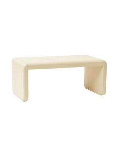 Olive Edge Indoor Bench - Cream (synthetic illustration; no displayed measurements)