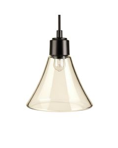 6.25 '' H Glass Bell Pendant Shade ( Clip On ) (synthetic illustration; no displayed measurements)