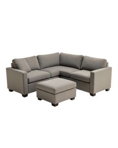 Peeples 131 '' Wide Reversible Modular Corner Sectional With Ottoman
