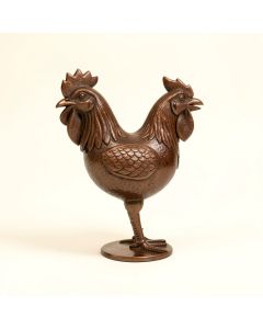 Metal Rooster Wine Cork Holder (synthetic illustration; no displayed measurements)