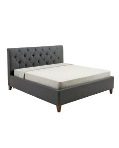 Rauscher Tufted Solid Wood Upholstered Low Profile Standard Bed (synthetic illustration; no displayed measurements)