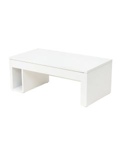 Alder Bluff Desktop Monitor Riser - White (synthetic illustration; no displayed measurements)