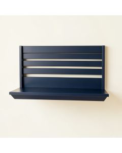 Clay Crest Wall-Mounted Entryway Organizer Shelf - Navy (synthetic illustration; no displayed measurements)
