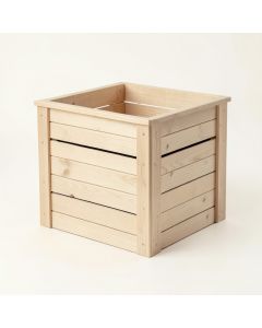Cedar Bridge Closed Garden Compost Bin - Beige (synthetic illustration; no displayed measurements)
