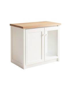 Pine Crest Freestanding Laundry Folding Counter - White