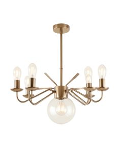 Velva 6 - Light Sputnik Sphere Chandelier (synthetic illustration; no displayed measurements)