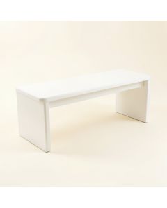 Sage Crossing Indoor Bench - White (synthetic illustration; no displayed measurements)