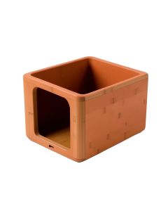 Glen Branch Empty Furniture-Style Litter Enclosure - Terracotta
