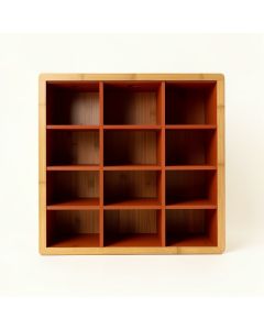 Dune Bridge Empty Mug-Storage Cabinet Insert - Terracotta (synthetic illustration; no displayed measurements)