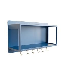 Briar Branch Wall-Mounted Entryway Organizer Shelf - Blue (synthetic illustration; no displayed measurements)