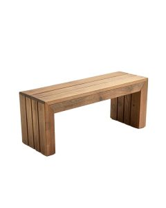Fina Rectangular Wooden Planter Bench
