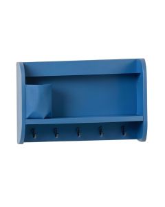 Slate Branch Wall-Mounted Entryway Organizer Shelf - Blue (synthetic illustration; no displayed measurements)