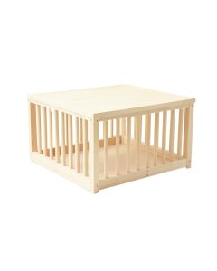 Harbor Branch Empty Furniture-Style Pet Crate - Ivory