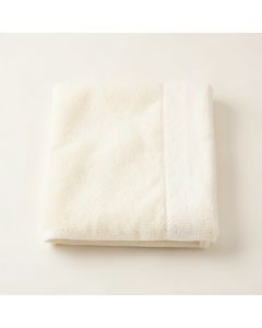 Ridge Arc Bath Towel - Ivory (synthetic illustration; no displayed measurements)