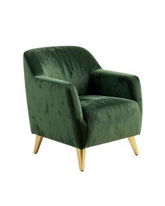 Modern Soft Velvet Material Ergonomics Accent Chair (synthetic illustration; no displayed measurements)