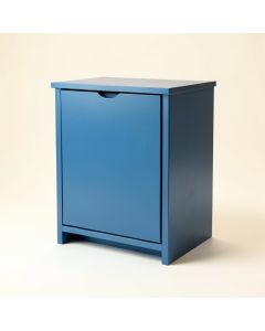 Oak Branch Freestanding Pull-Out Hamper Cabinet - Blue (synthetic illustration; no displayed measurements)