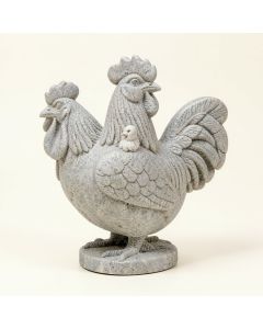 Nahant Farmhouse Stacked Rooster , Hen And Chick Figurine (synthetic illustration; no displayed measurements)