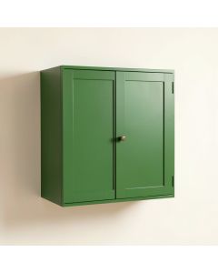 Maple Crest Wall-Mounted Entry Cabinet - Green (synthetic illustration; no displayed measurements)