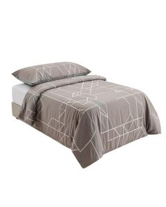 Adamson Geometric Maze Reversible Duvet Cover Set