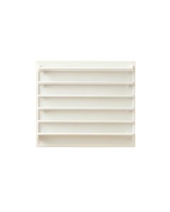 Alder Bend Empty Wall-Mounted Tool Organizer Panel - White