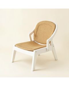 Flint Arc Outdoor Lounge Chair (synthetic illustration; no displayed measurements)